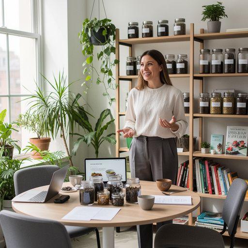 Rankos, laikydamos elegantišką arbatinuką, pilant arbatos į mažą indelį, pabrėžiantys ritualo svarbą.